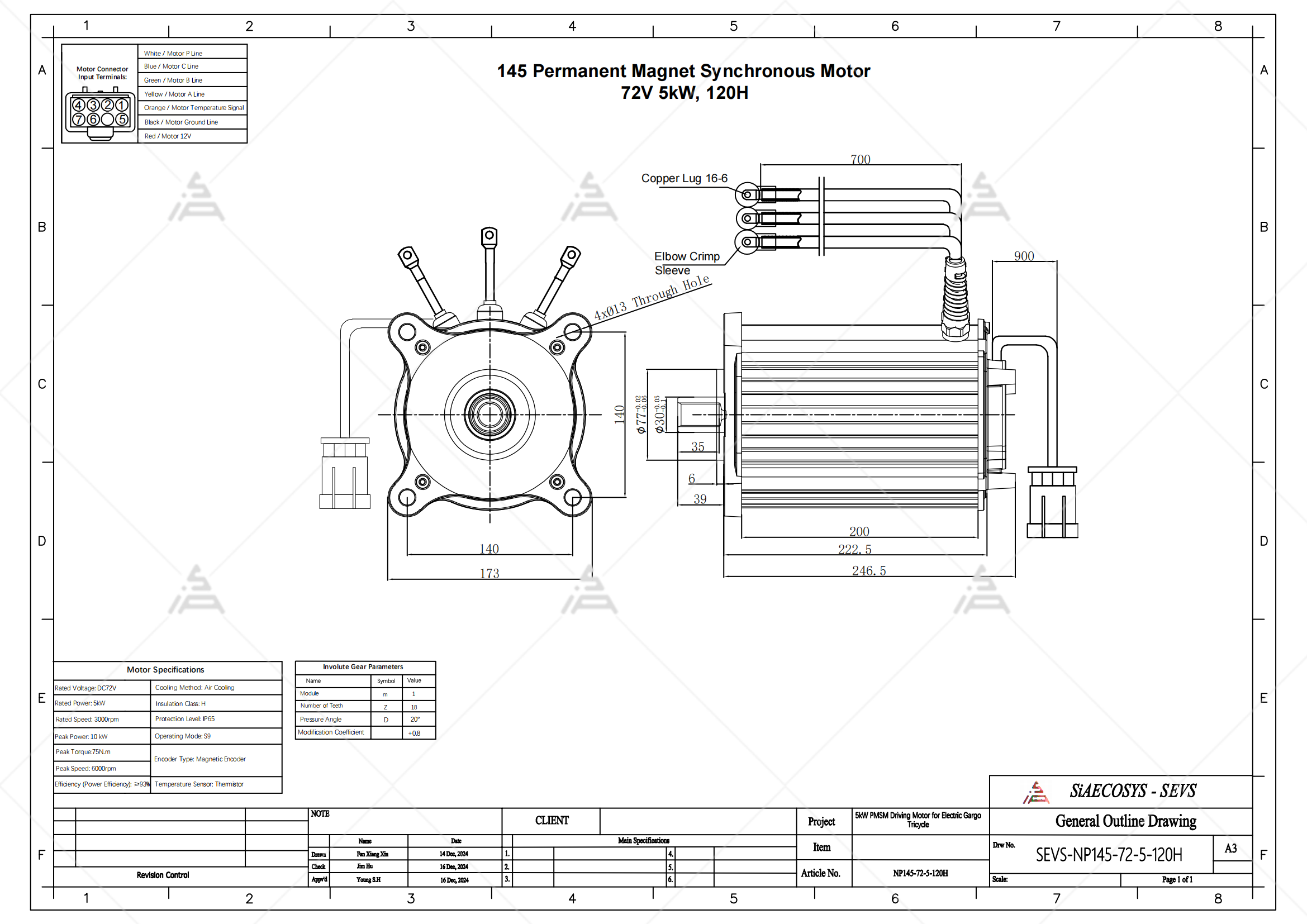 Drawing- PMSM Motor 145 120H (72V 5kW).png
