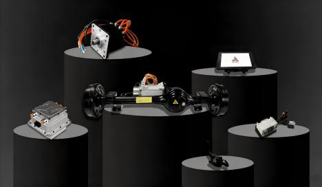 10kW Electric Powertrain System Designed for Mini EV and Utility Vehicle Applications