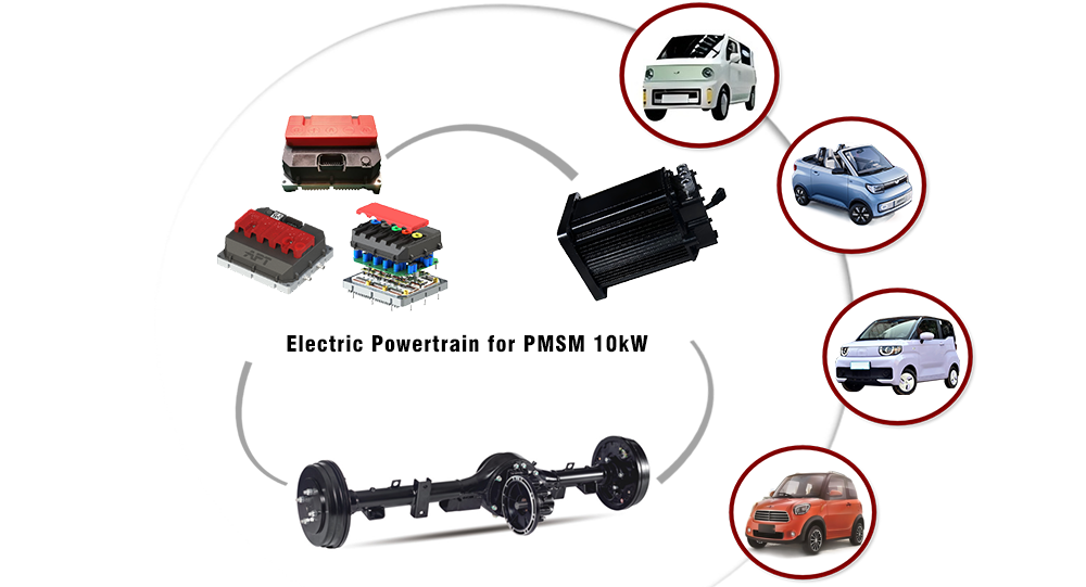10kW Electric Powertrain for Electric Mini EV