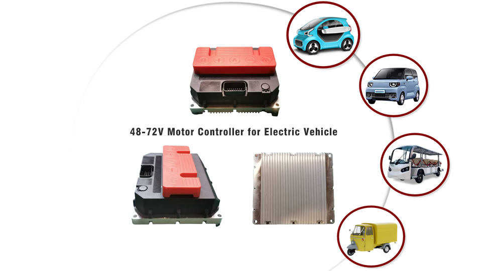 48-72V Controller For 10kW PMSM Motor