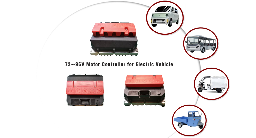 72-96V Controller For 10kW PMSM Motor