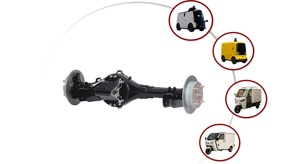 JH-136-1 Rear Axle