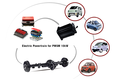 10kW Electric Powertrain for Electric Mini EV