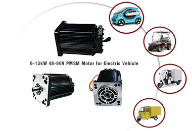6-13kW 48-96V PMSM Motor for Electric Vehicle