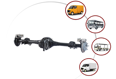 JH-162-1 Rear Axle